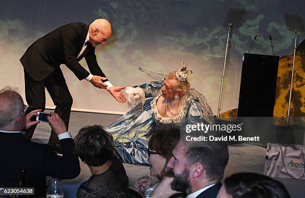 Sir Patrick Stewart and Sir Ian McKellen perform at the 62nd London Evening Standard Theatre Awards, recognising excellence from across the world of...