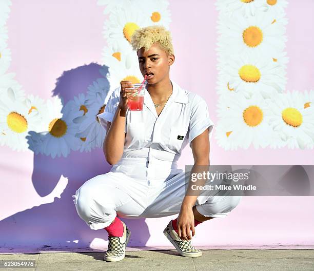 Festival goer is seen during day two of Tyler, the Creator's 5th Annual Camp Flog Gnaw Carnival at Exposition Park on November 13, 2016 in Los...