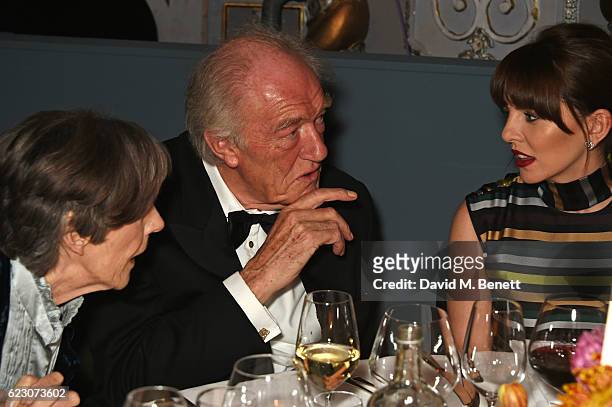 Dame Eileen Atkins, Sir Michael Gambon and Ophelia Lovibond attend the 62nd London Evening Standard Theatre Awards, recognising excellence from...