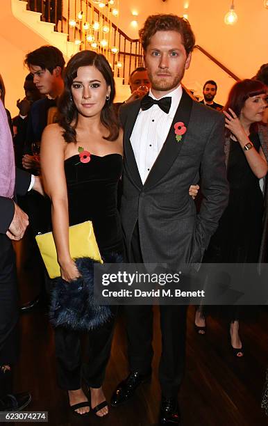 Phoebe Fox and Kyle Soller attend a cocktail reception at The 62nd London Evening Standard Theatre Awards, recognising excellence from across the...