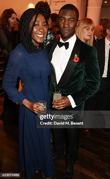 Malachi Kirby attends a cocktail reception at The 62nd London Evening Standard Theatre Awards, recognising excellence from across the world of...