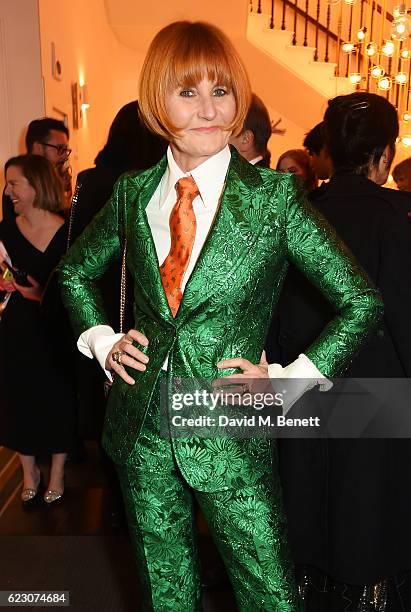 Mary Portas attends a cocktail reception at The 62nd London Evening Standard Theatre Awards, recognising excellence from across the world of theatre...