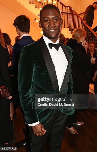 Malachi Kirby attends a cocktail reception at The 62nd London Evening Standard Theatre Awards, recognising excellence from across the world of...