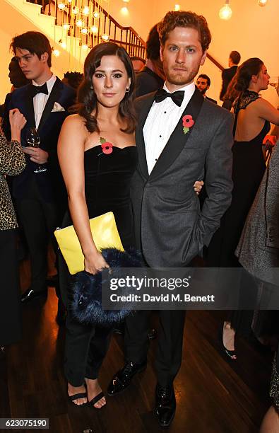 Phoebe Fox and Kyle Soller attend a cocktail reception at The 62nd London Evening Standard Theatre Awards, recognising excellence from across the...