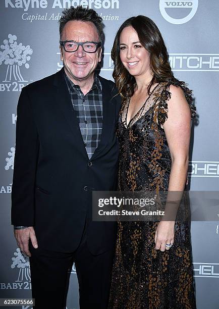 Tom Arnold, Ashley Groussman arrives at the 5th Annual Baby2Baby Gala at 3LABS on November 12, 2016 in Culver City, California.