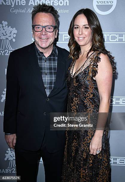 Tom Arnold, Ashley Groussman arrives at the 5th Annual Baby2Baby Gala at 3LABS on November 12, 2016 in Culver City, California.