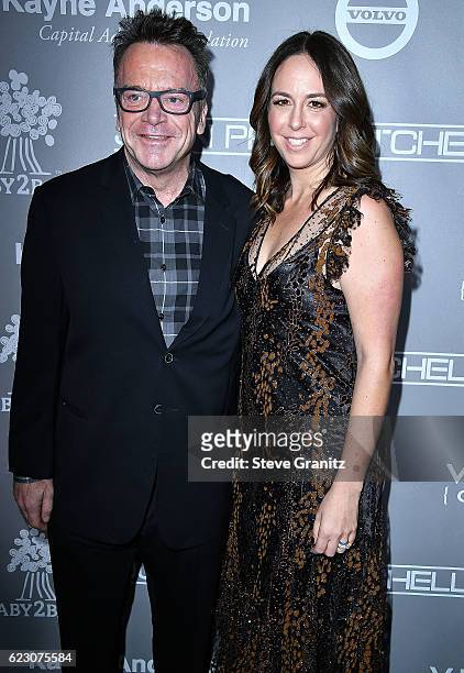 Tom Arnold, Ashley Groussman arrives at the 5th Annual Baby2Baby Gala at 3LABS on November 12, 2016 in Culver City, California.