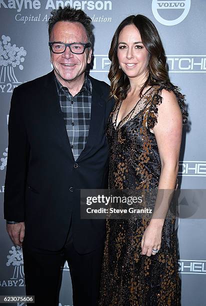 Tom Arnold, Ashley Groussman arrives at the 5th Annual Baby2Baby Gala at 3LABS on November 12, 2016 in Culver City, California.