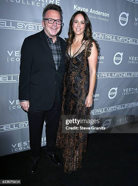 Tom Arnold, Ashley Groussman arrives at the 5th Annual Baby2Baby Gala at 3LABS on November 12, 2016 in Culver City, California.