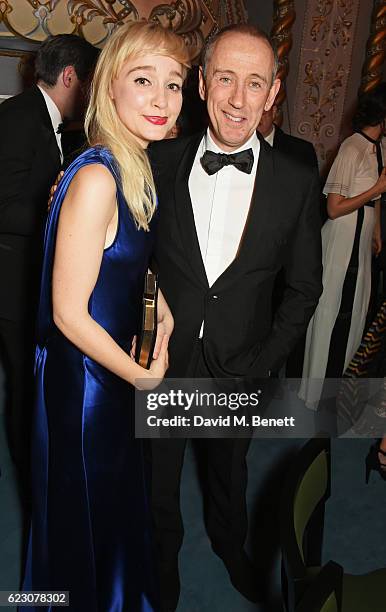 Olivia Vinall and Sir Nicholas Hytner attend The 62nd London Evening Standard Theatre Awards after party, recognising excellence from across the...