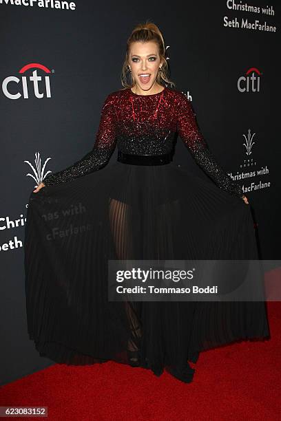 Rachel Platten attends The Grove Christmas With Seth MacFarlane at The Grove on November 13, 2016 in Los Angeles, California.