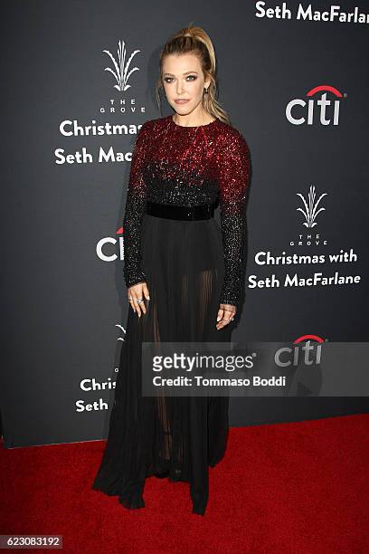 Rachel Platten attends The Grove Christmas With Seth MacFarlane at The Grove on November 13, 2016 in Los Angeles, California.