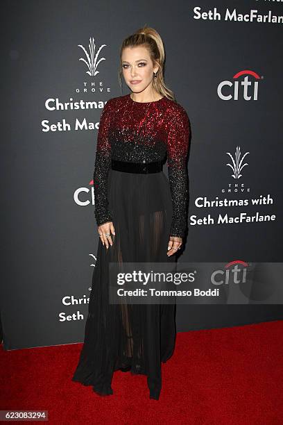 Rachel Platten attends The Grove Christmas With Seth MacFarlane at The Grove on November 13, 2016 in Los Angeles, California.