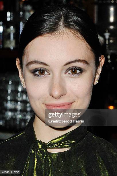Marta Pozzan attends Wolk Morais Collection 4 Fashion Show at Harlowe on November 13, 2016 in West Hollywood, California.