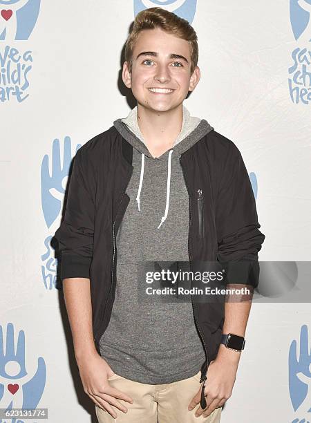 Actor Buddy Handleson arrives at the 3rd Annual Save A Child's Heart Gala at Sony Studios Commissary on November 13, 2016 in Culver City, California.