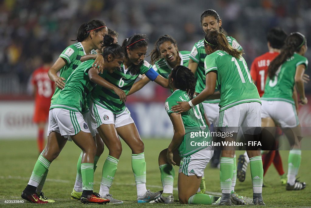 Mexico v Korea Republic: Group D - FIFA U-20 Women's World Cup Papua New Guinea 2016