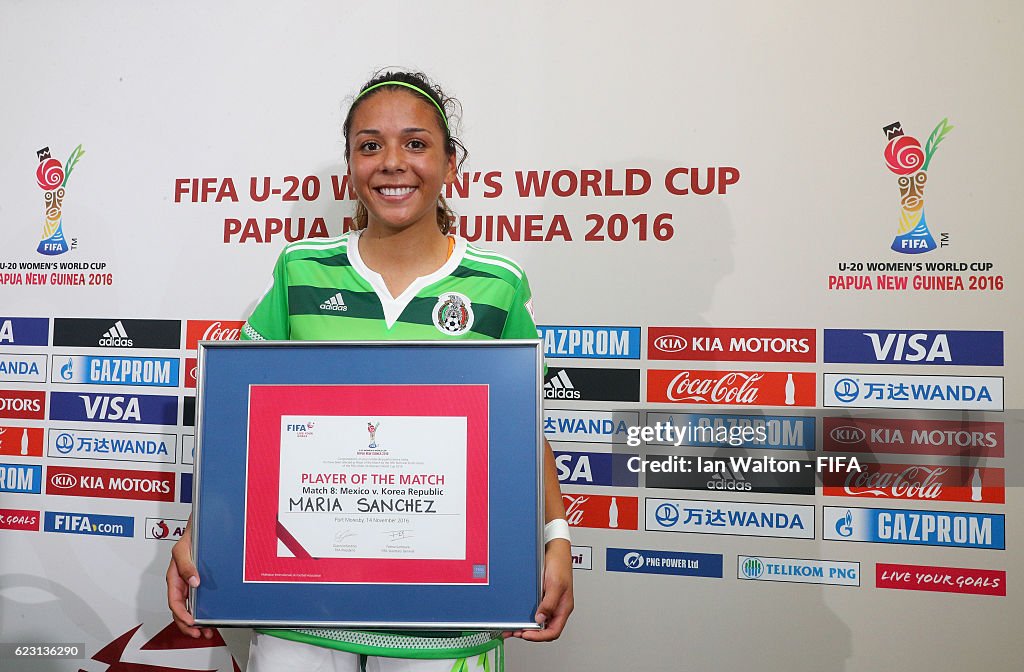 Mexico v Korea Republic: Group D - FIFA U-20 Women's World Cup Papua New Guinea 2016