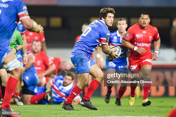 Demetri Catrakilis of Montpellier during the Top 14 match between Montpellier and Lyon on November 12, 2016 in Montpellier, France.