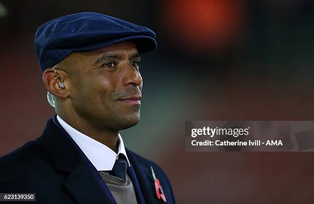 Trevor Sinclair during the U21 International Friendly match between England and Italy at St Mary's Stadium on November 10, 2016 in Southampton,...