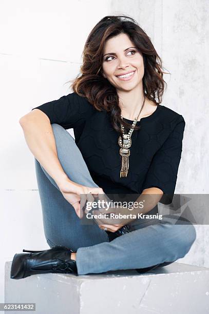 Actress Claudia Potenza is photographed for Self Assignment on July 31, 2013 in Rome, Italy.