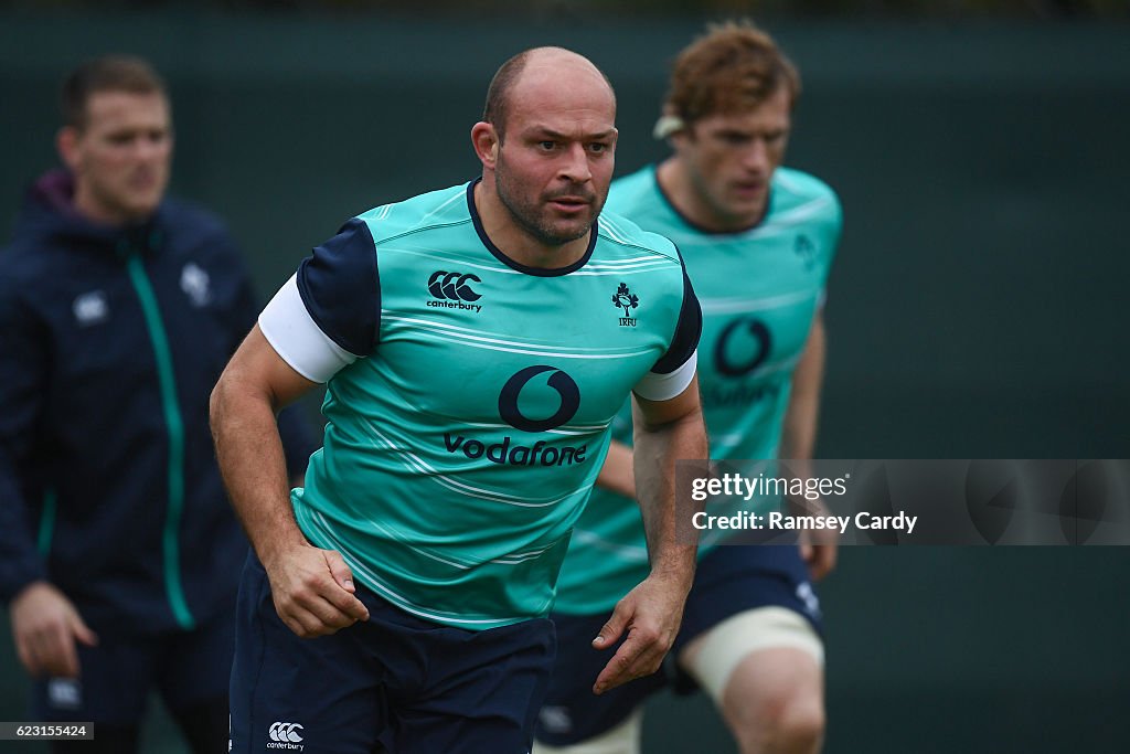 Ireland Rugby Press Conference & Squad Training