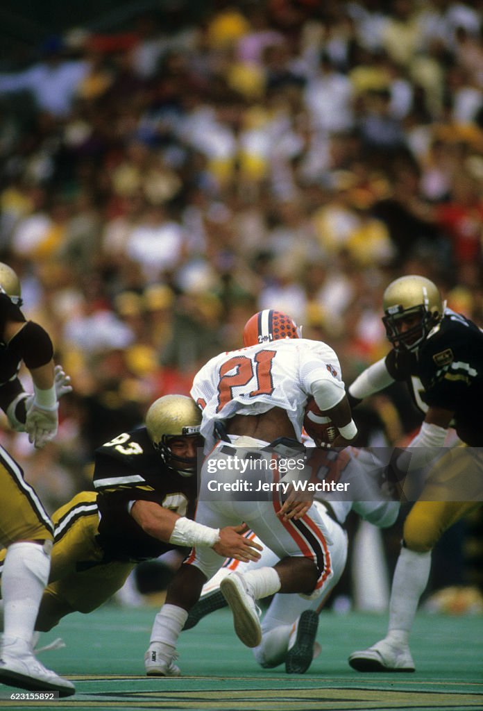 Stacey Driver Georgia Tech Ted Roof in action, defense vs Clemson Stacey Driver at ...