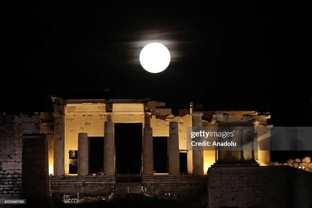Supermoon in Athens