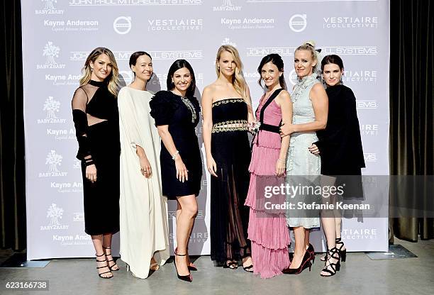 Jackie Winnick, designer Jenni Kayne, Sabina Nathanson, co-presidents of Baby2Baby Kelly Sawyer Patricof and Norah Weinstein, Ali Taekman and Yifat...