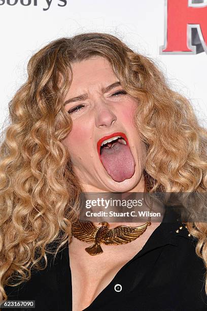 Melanie Masson attends the opening night of 'School Of Rock The Musical' at the New London Theatre, Drury Lane on November 14, 2016 in London,...