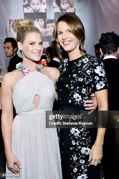 Actress Ali Larter and Founder of Sprinkles Cupcakes Candace Nelson attend the Fifth Annual Baby2Baby Gala, Presented By John Paul Mitchell Systems...