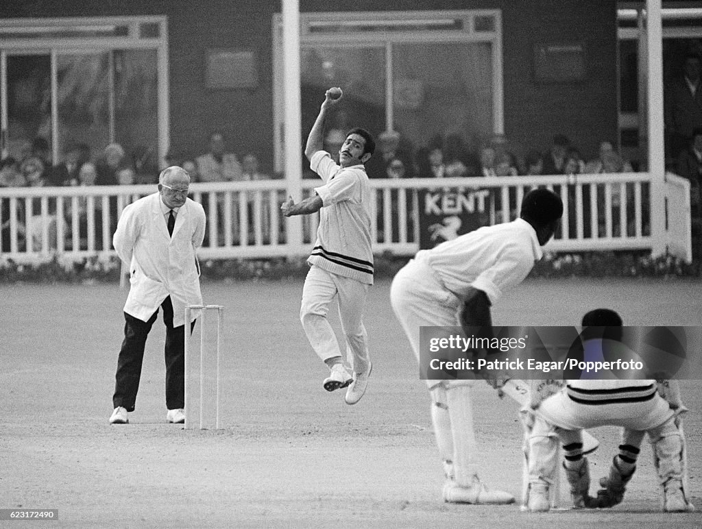 Syed Abid Ali Bowling For India Against Kent