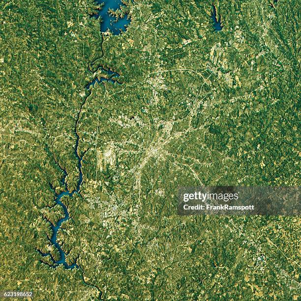 Topographic Map of Lake Norman