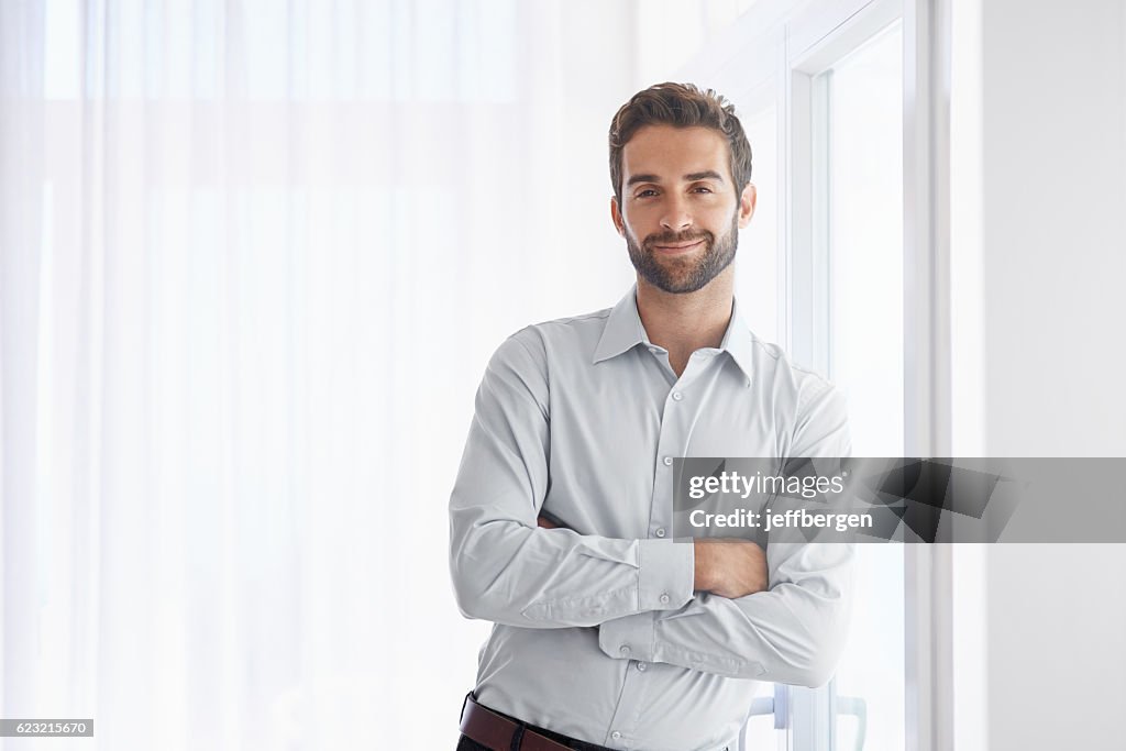 Confidence looks great on him