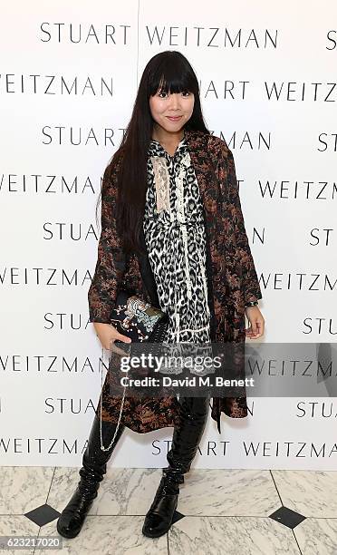 Susie Lau attends Stuart Weitzman's private VIP dinner at Royal Academy of Arts to celebrate opening of it's London flagship boutique on November 14,...