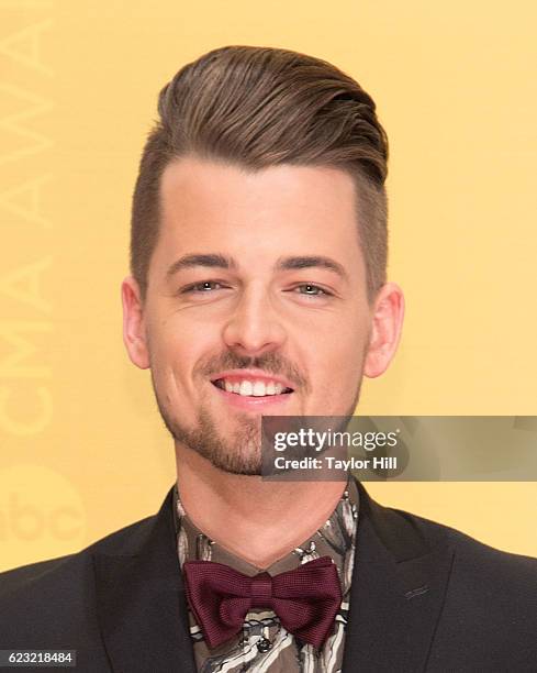 Singer-songwriter Chase Bryant attends the 50th annual CMA Awards at the Bridgestone Arena on November 2, 2016 in Nashville, Tennessee.