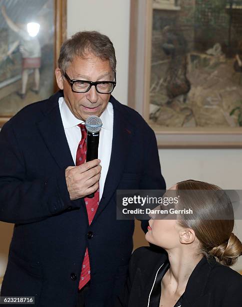 Stuart Weitzman and Gigi Hadid attend a private dinner hosted by Stuart Weitzman and Gigi Hadid, to celebrate the opening of the Stuart Weitzman...