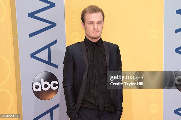 Tucker Beathard attends the 50th annual CMA Awards at the Bridgestone Arena on November 2, 2016 in Nashville, Tennessee.