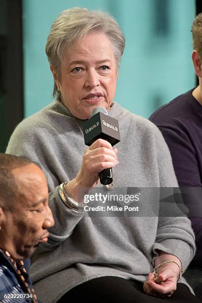 Kathy Bates attends The Build Series to discuss "Bad Santa 2" at AOL HQ on November 14, 2016 in New York City.