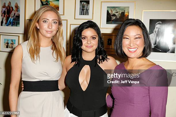 Model Iskra Lawrence, Actress Ariel Winter and journalist Kyung Lah attend Glamour Women Of The Year 2016 LIVE Summit at NeueHouse Hollywood on...