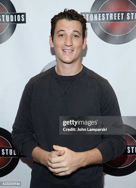 Miles Teller attends Stonestreet Studios' 25th anniversary event honoring Miles Teller at Taj on November 14, 2016 in New York City.