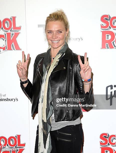 Jodie Kidd attends the opening night of 'School Of Rock The Musical' at The New London Theatre, Drury Lane on November 14, 2016 in London, England.