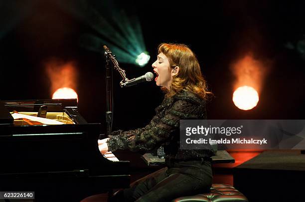 Regina Spektor performs at the Royal Festival Hall on November 14, 2016 in London, England.