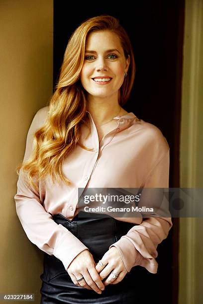 Actress Amy Adams is photographed for Los Angeles Times on October 28, 2016 in Los Angeles, California. PUBLISHED IMAGE. CREDIT MUST READ: Genaro...