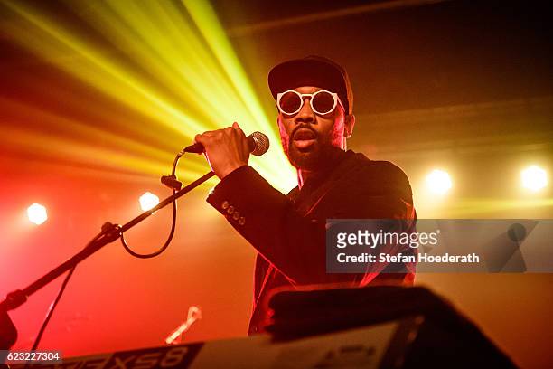 Rapper RZA of Banks & Steelz performs live on stage during a concert at Postbahnhof on November 14, 2016 in Berlin, Germany.