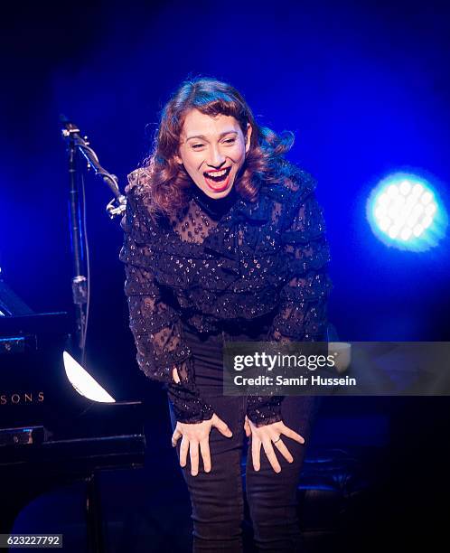 Regina Spektor performs at the Royal Festival Hall on November 14, 2016 in London, England.