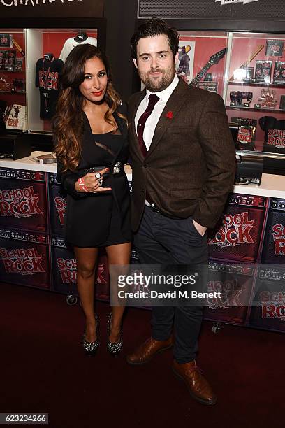 Preeya Kalidas and David Fynn attend the press night performance of "School Of Rock: The Musical" at The New London Theatre, Drury Lane, on November...