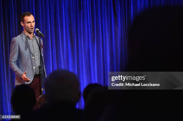 Lyric baritone Kyle Guglielmo performs on stage during Worldwide Orphans 12th Annual Gala at Cipriani Wall Street on November 14, 2016 in New York...