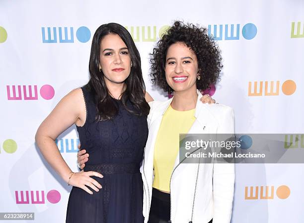 Actors, comedians, writers Abbi Jacobson and Ilana Glazer attend Worldwide Orphans 12th Annual Gala at Cipriani Wall Street on November 14, 2016 in...