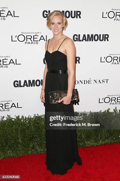 Olympic swimmer Dana Vollmer attends Glamour Women Of The Year 2016 at NeueHouse Hollywood on November 14, 2016 in Los Angeles, California.