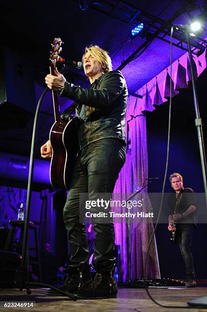 John Rzeznik of Goo Goo Dolls performs a private concert for Sirius XM at City Winery on November 14, 2016 in Chicago, Illinois.